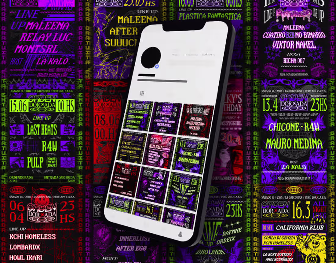 Cover image for ORDEN DORADA | Social media content design