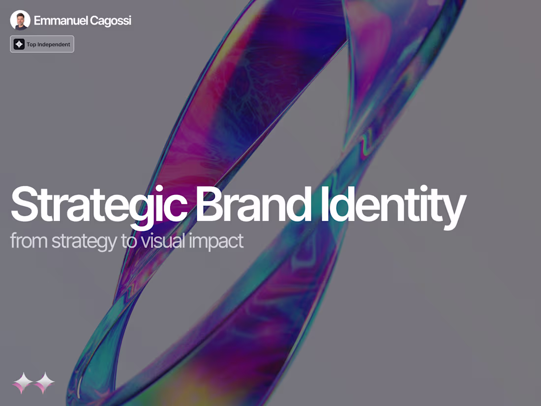 Cover image for Strategic Brand Identity :: From Strategy to Visual Impact