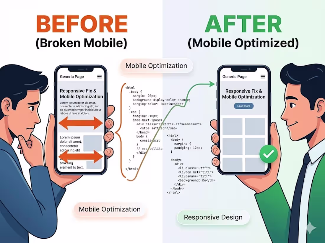 Cover image for Responsive Fix & Mobile Optimization