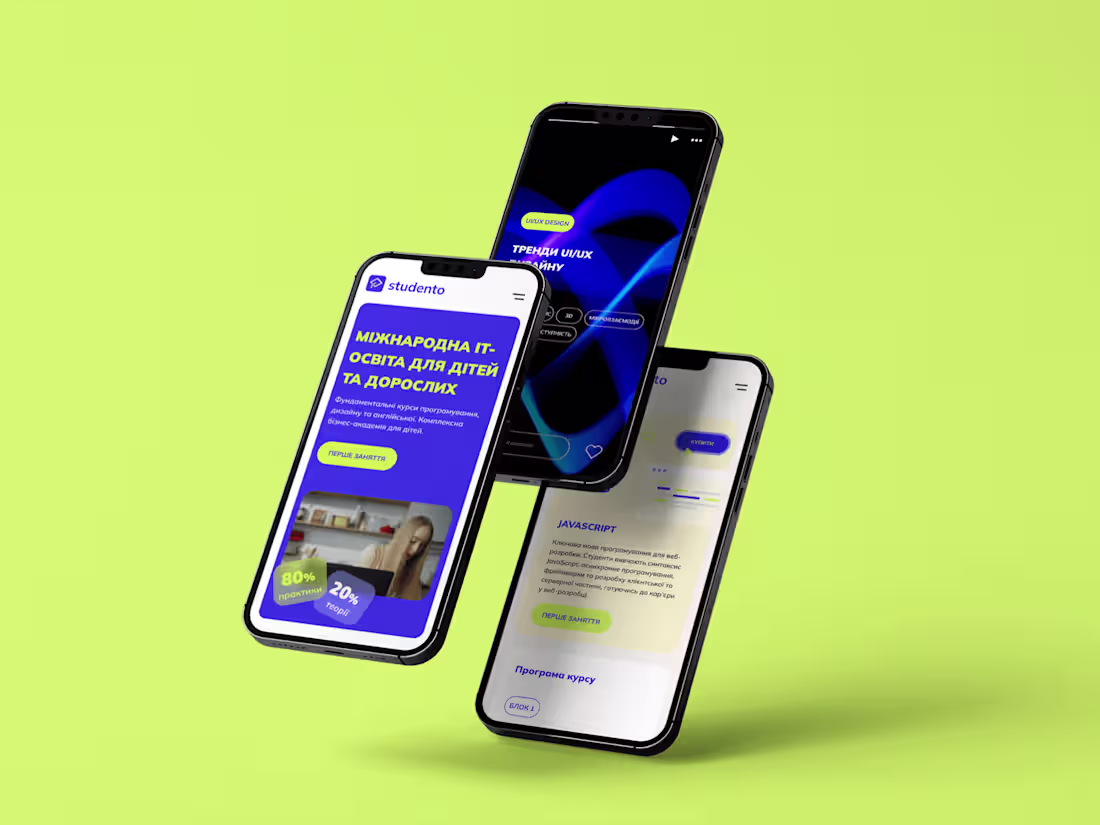 Cover image for Studento I Academy rebranding