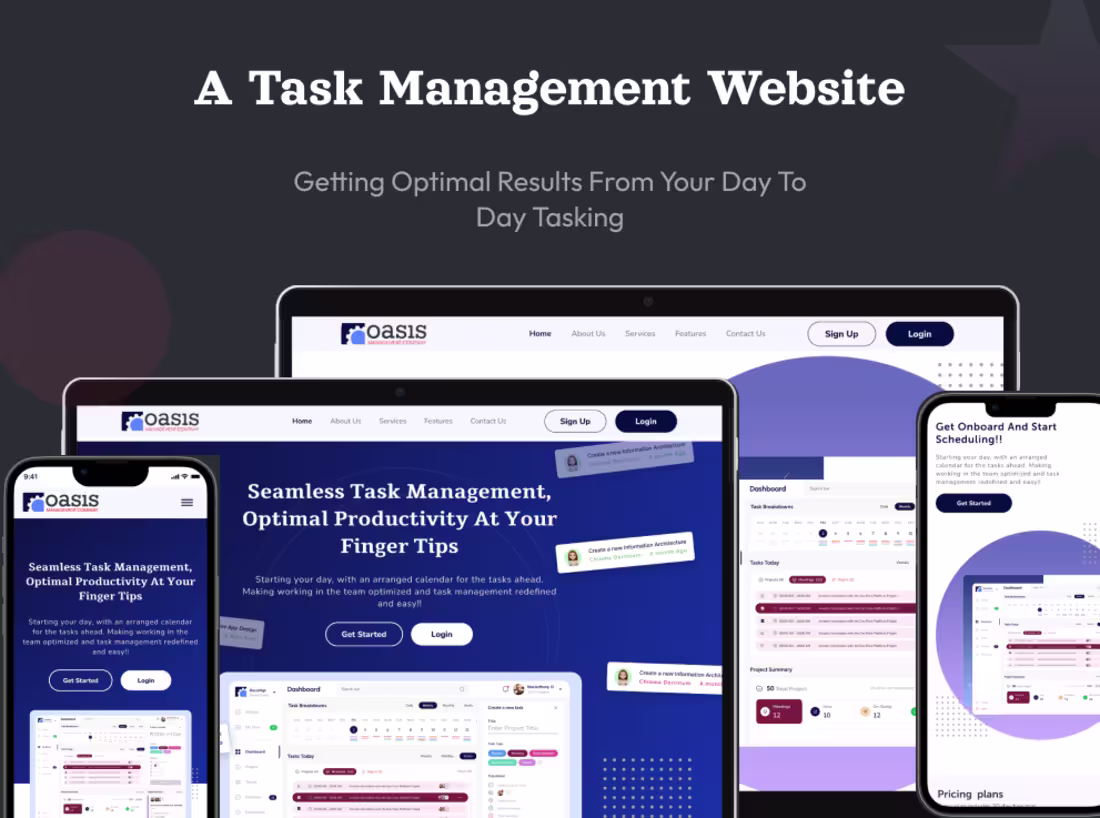 Cover image for A Task Management Website