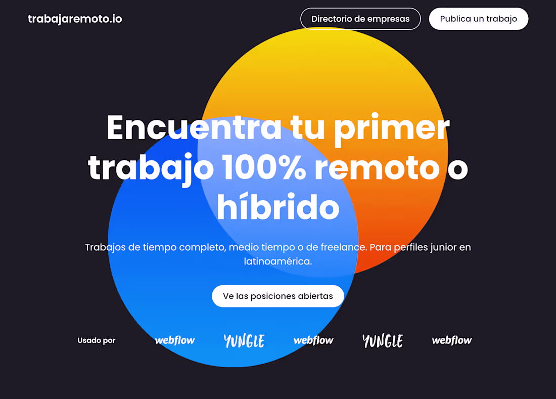 Cover image for Trabaja Remoto | Website & CMS
