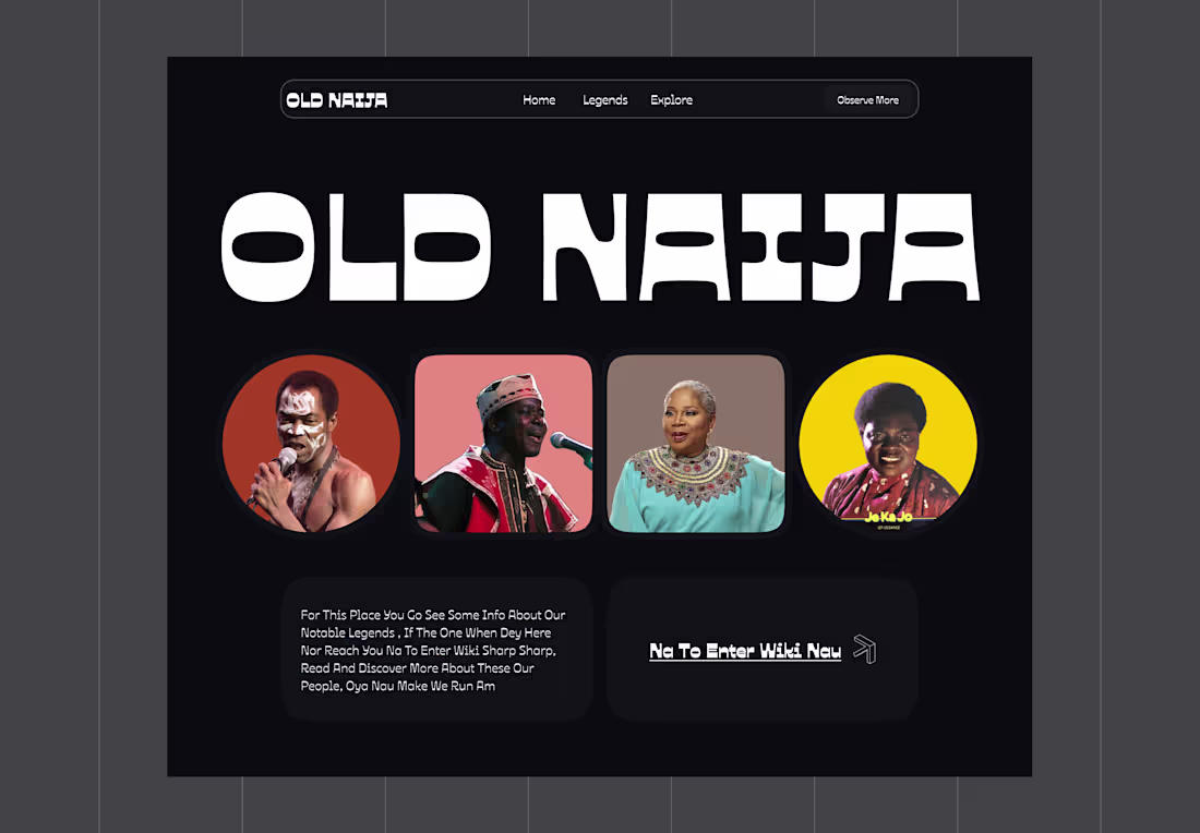 Cover image for OLD NAIJA