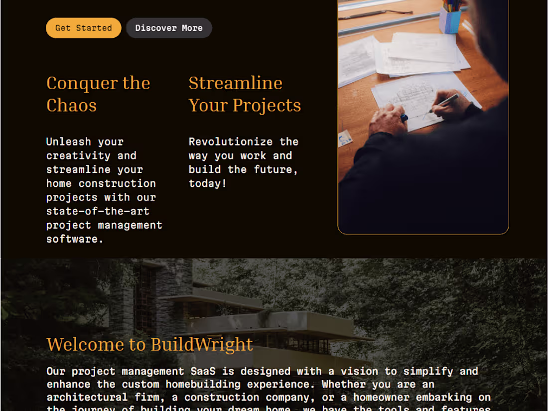 Cover image for BuildWright Construction Project Management SaaS