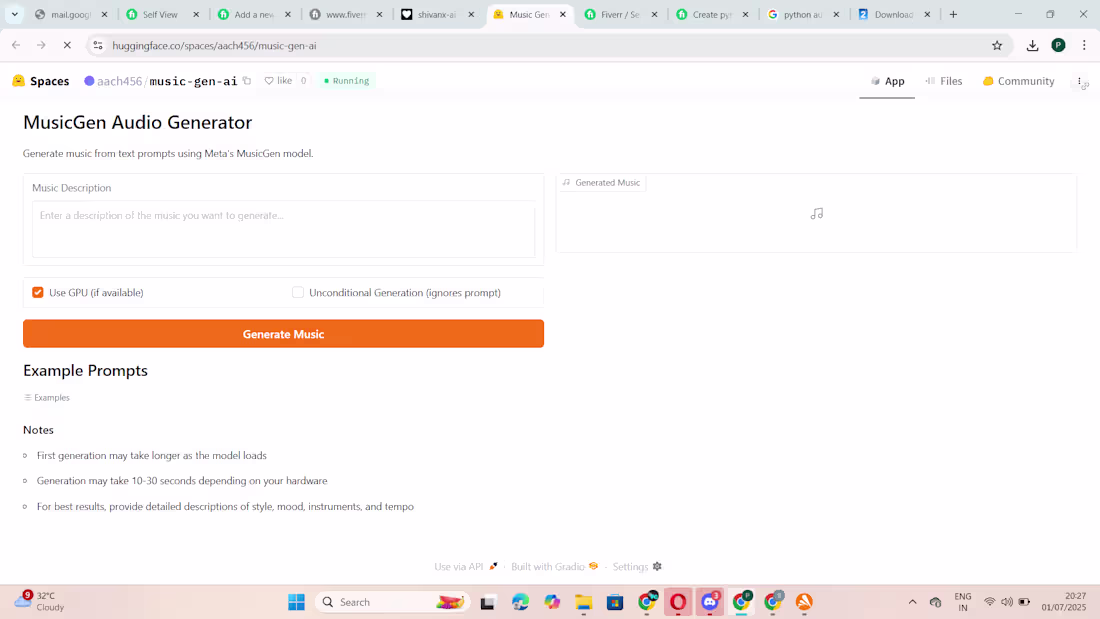 Cover image for AI Image generator
