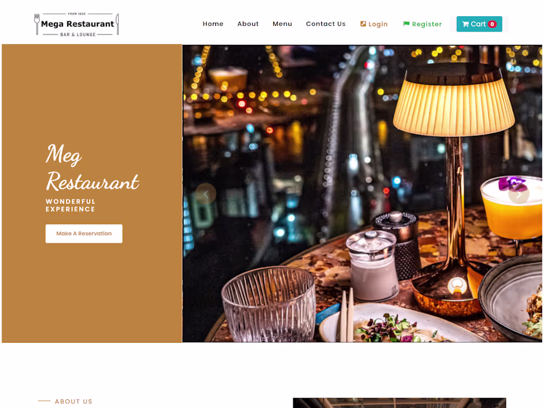 Cover image for Mega Restaurant