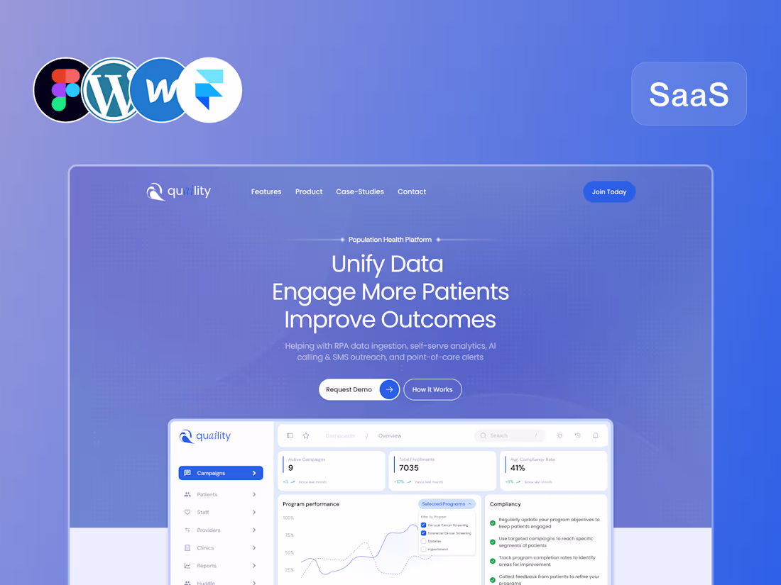 Cover image for SaaS Website Design & Development