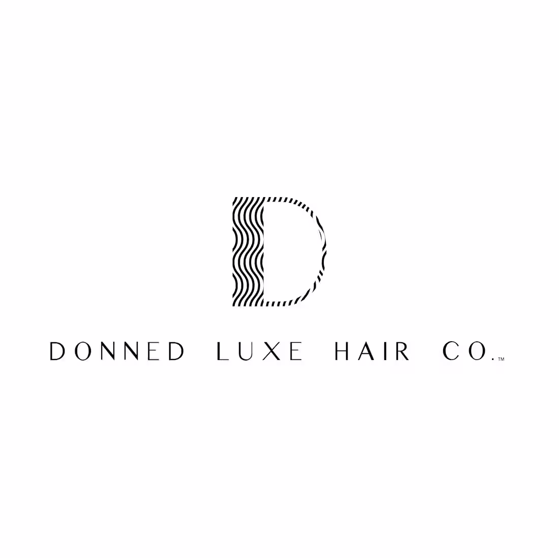 Cover image for Donned Luxe Hair Co. — Logo Design