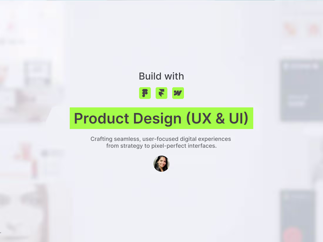 Cover image for Product Design (UX & UI)