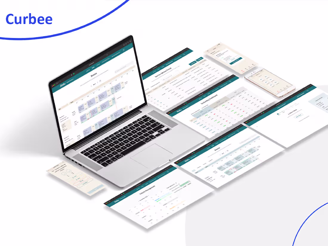 Cover image for Curbee.com (mobile automotive service booking and scheduling)