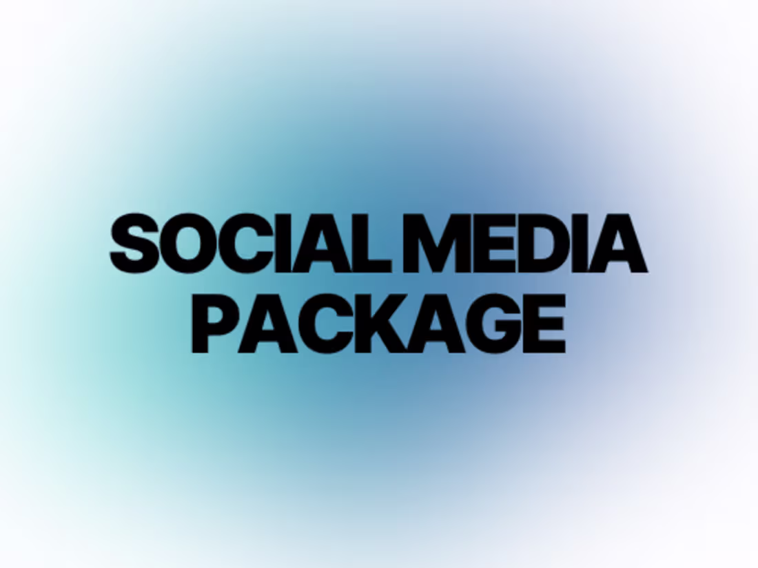 Cover image for Social Package (monthly)