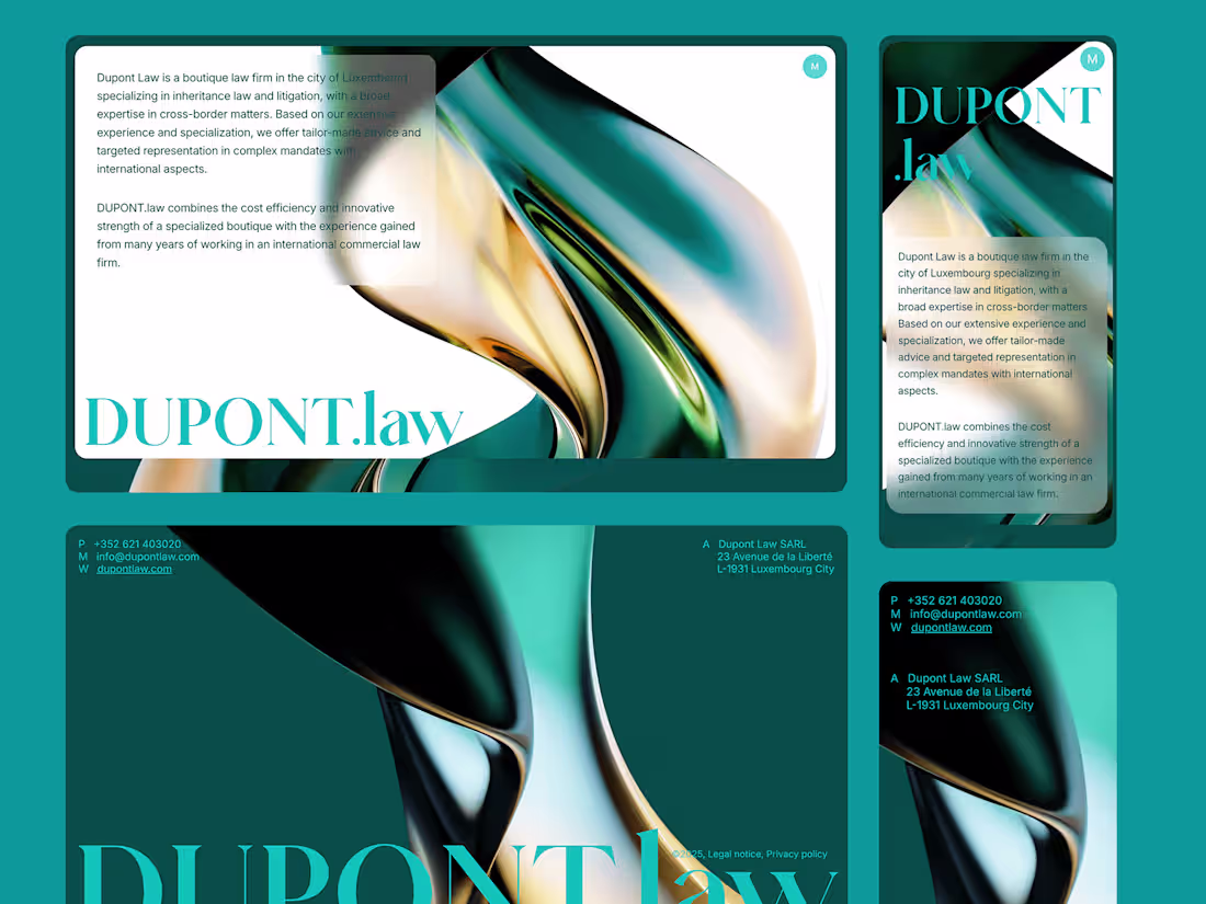 Cover image for Dupont Law • Corporate Landing Page