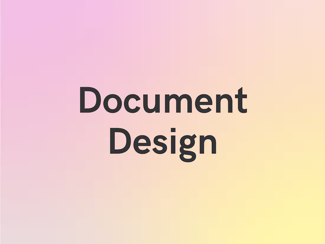 Cover image for Design for business documents