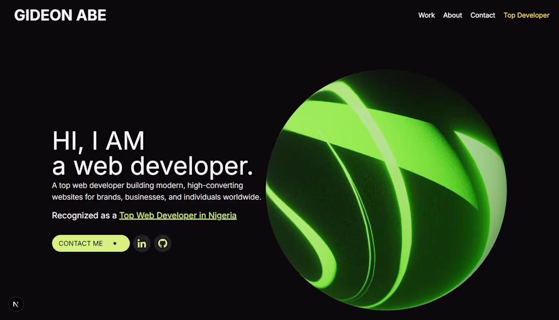 Cover image for Revamped my portfolio website using Threejs and GSAP, what d...