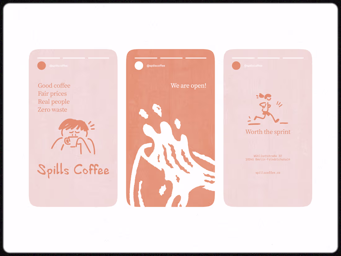 Cover image for Spills Coffee -- Socials