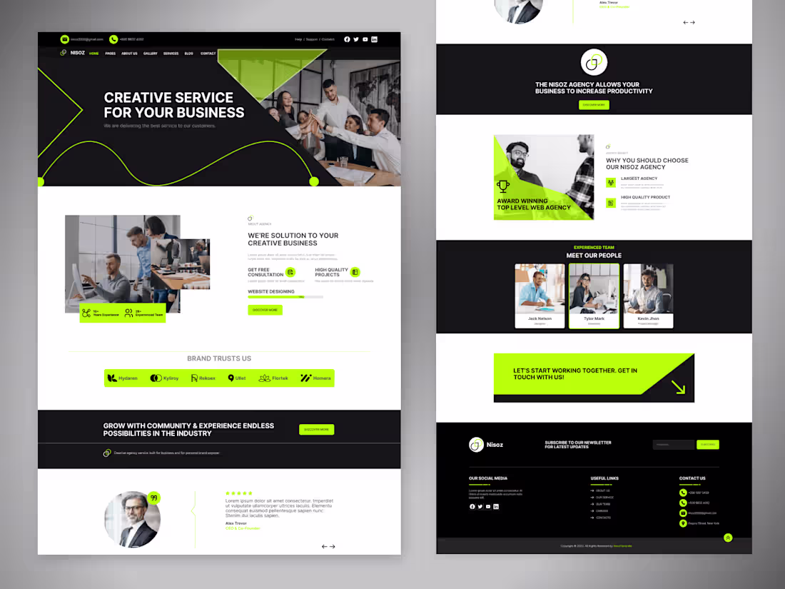 Cover image for Agency Website Design