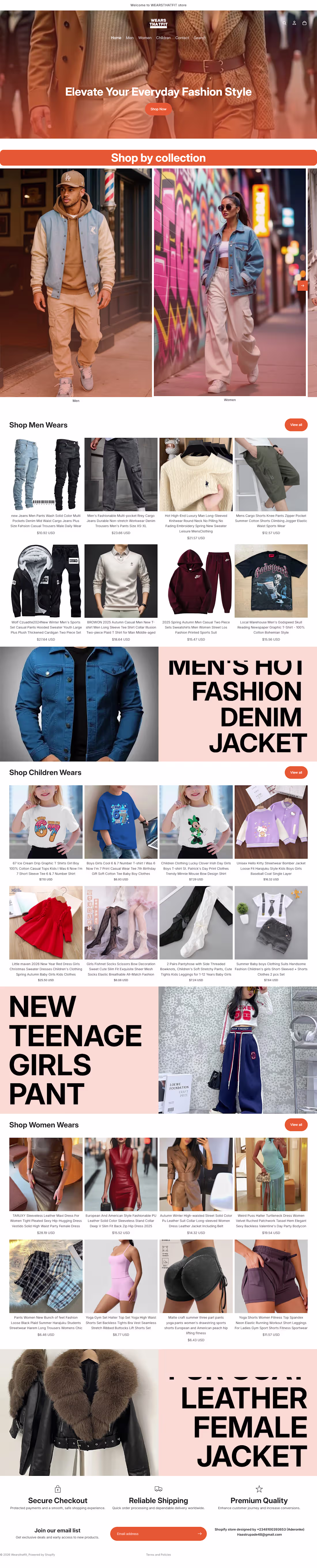 Cover image for Shopify Fashion Dropshipping Website Design