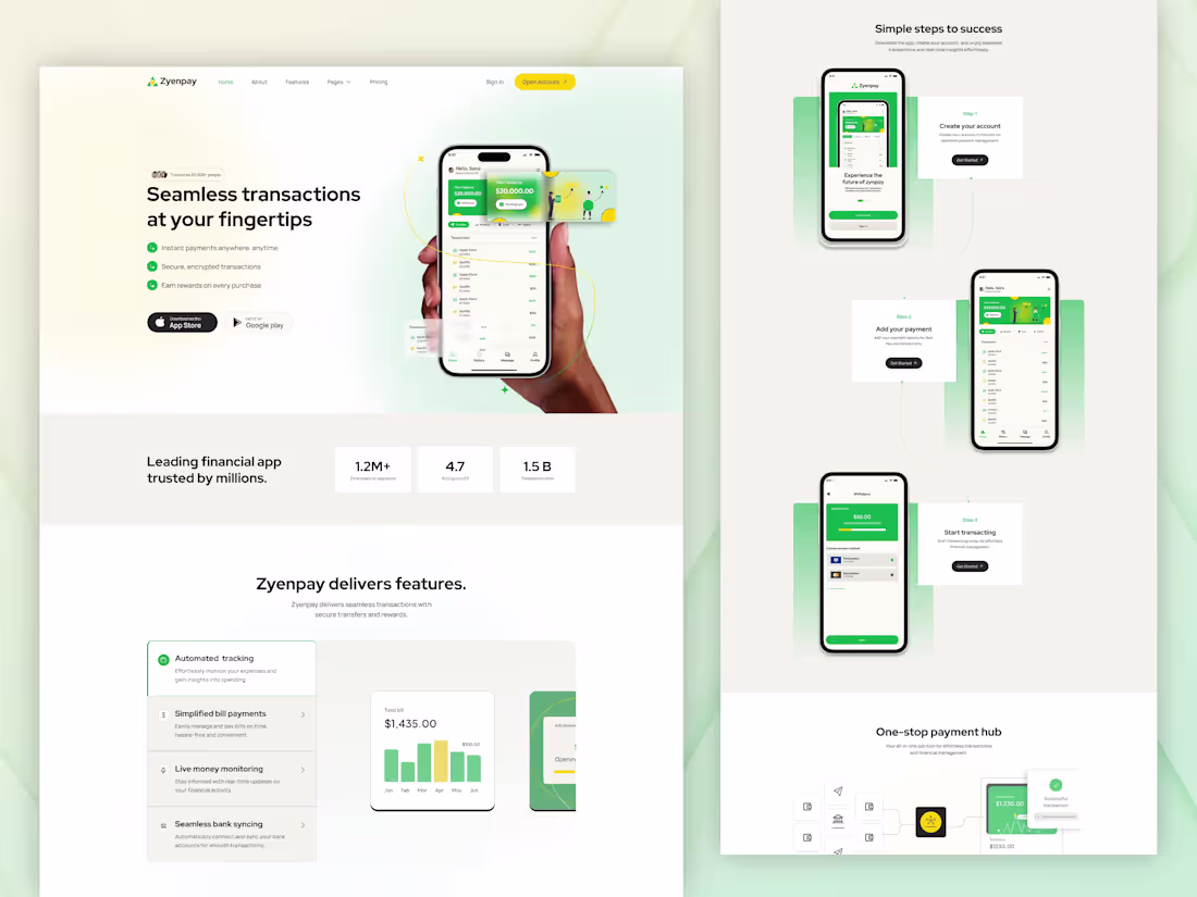 Cover image for Zyenpay - Mobile App Startup