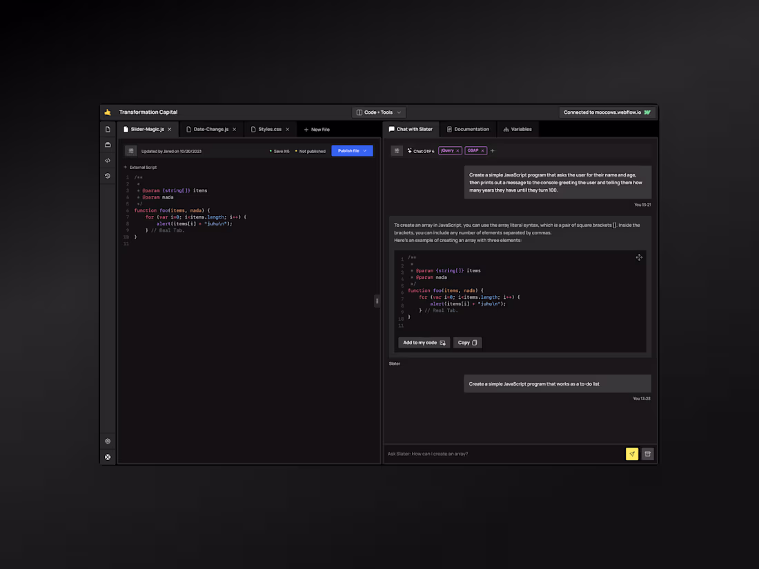 Cover image for Slater App