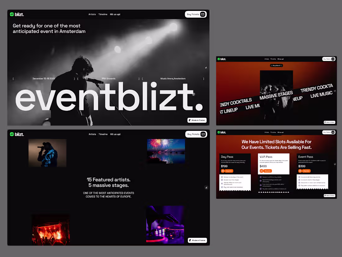 Cover image for Eventblizt is a vibrant event platform designed to bring mus...