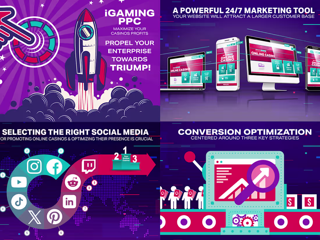 Cover image for 64 Custom Vector Graphics | 2024 | iGame Marketing, Logo Design