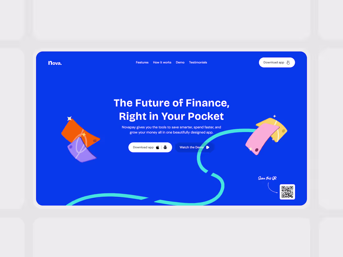 Cover image for Novapay - Framer Landing Page Design & Development