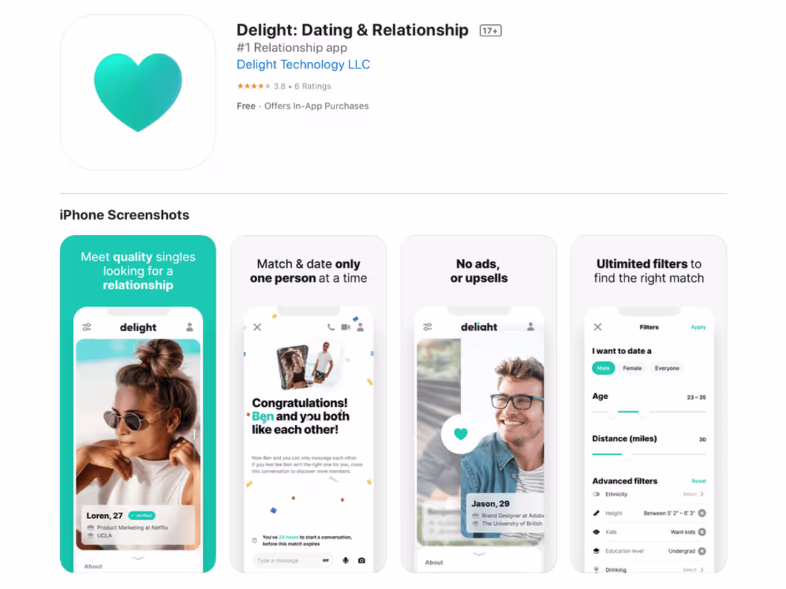 Cover image for iOS App for dating apps