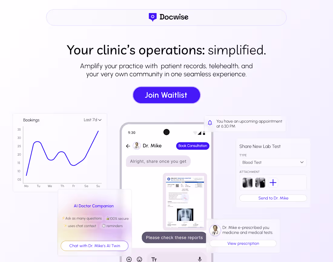 Cover image for Doctor/Saas/Clinic Landing Page Waitlist