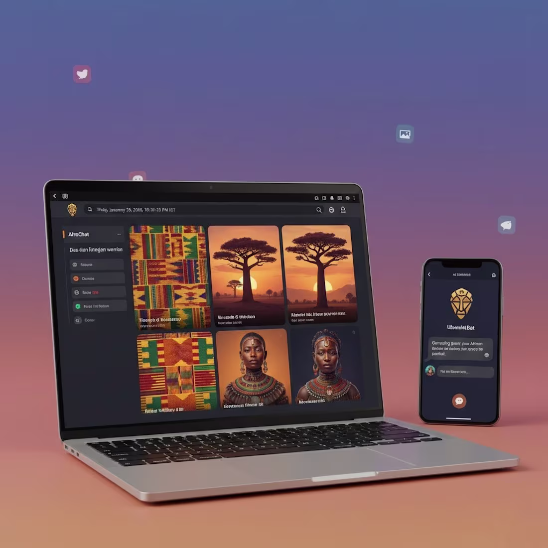 Cover image for AfroChat - Generative AI Platform for African Users