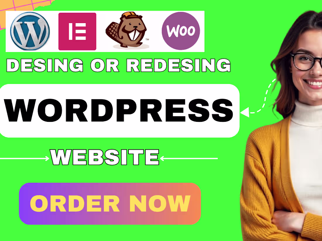 Cover image for Custom WordPress Website Development with Elementor Pro
