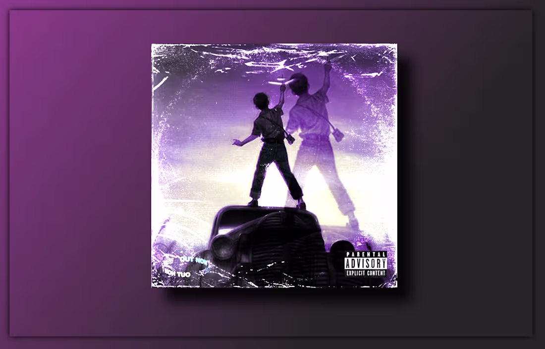 Cover image for Cinematic album cover design with