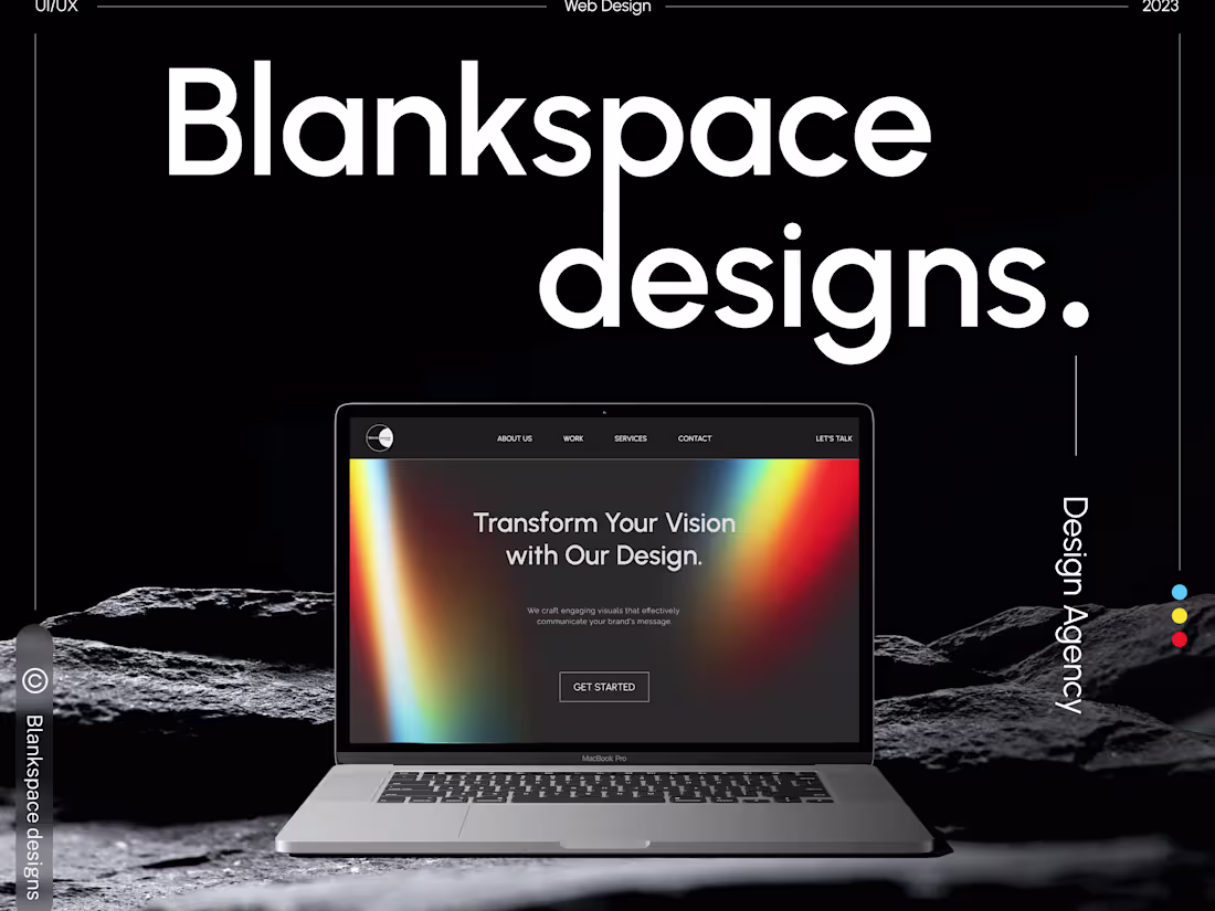 Cover image for website design (UI/UX) for Blankspace designs