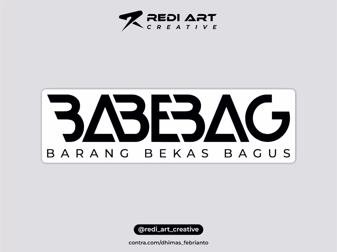 Cover image for Design LogoBABEBAG Barang Bekas Bagus