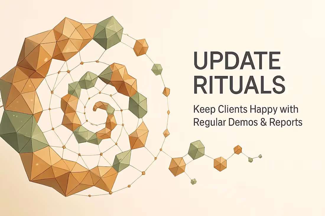 Cover image for Update Rituals: Keep Clients Happy with Regular Demos & Reports