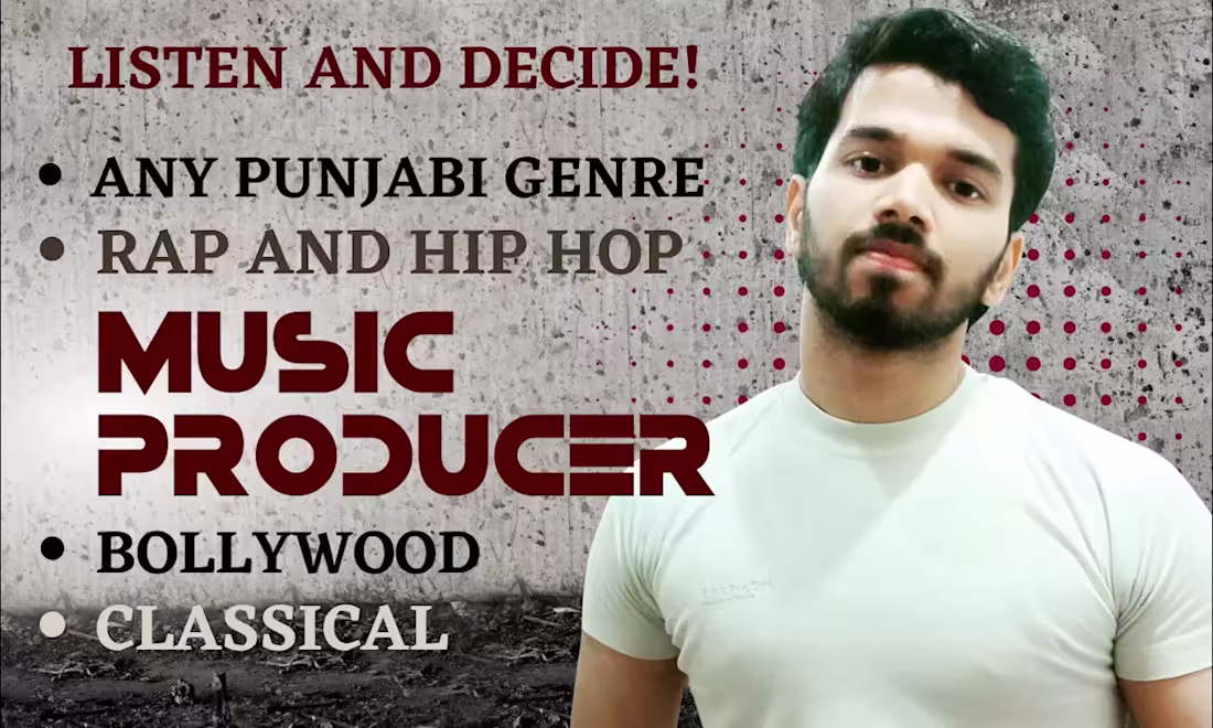 Cover image for Hip Hop | Punjabi | Bollywood | Classical Music Producer on Vim…