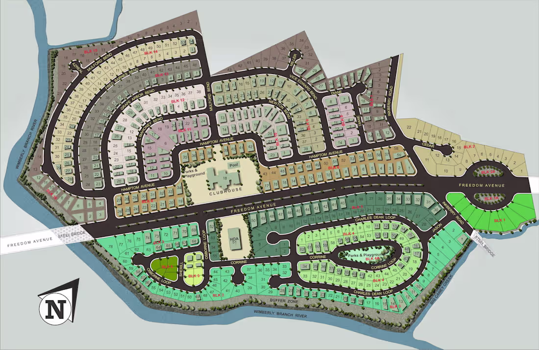 Cover image for Subdivision Plan and Site Development Plan Color Rendering