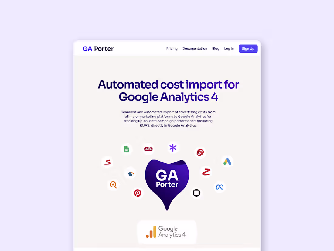 Cover image for GA Porter Framer Landing Page