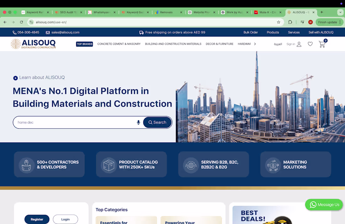 Cover image for Alisouq is a Dubai‑based e‑commerce