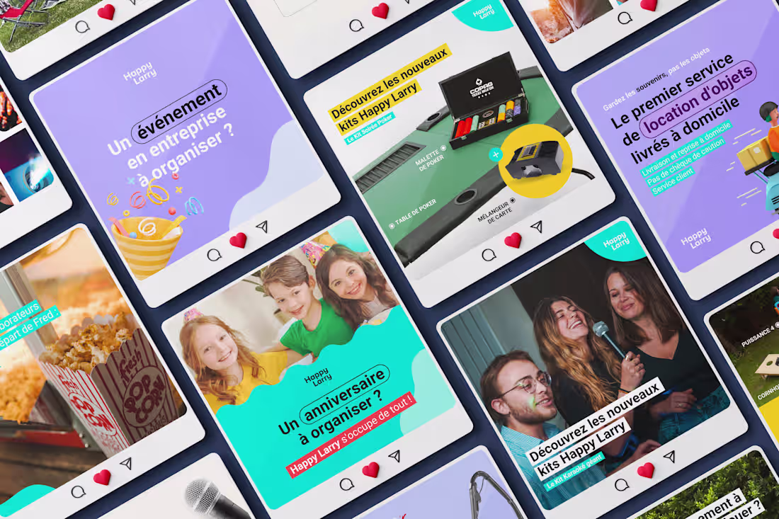 Cover image for Happy Larry — Social Ads