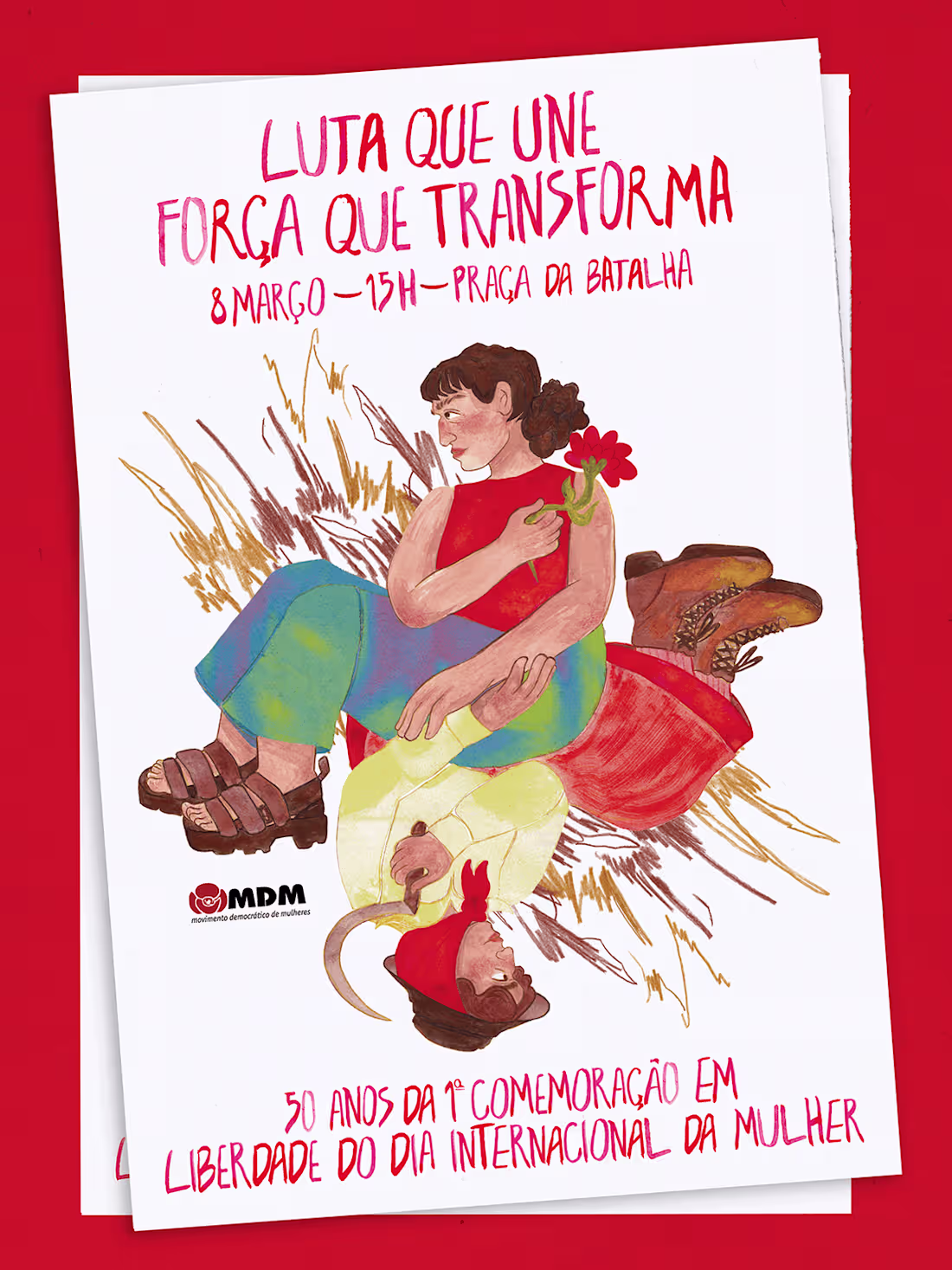 Cover image for National Women’s March Poster Illustration