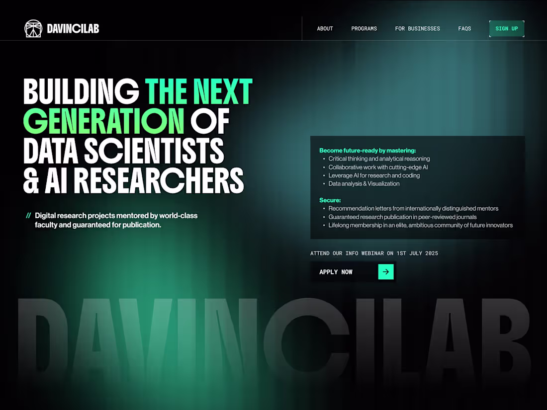 Cover image for Davinci Lab AI
