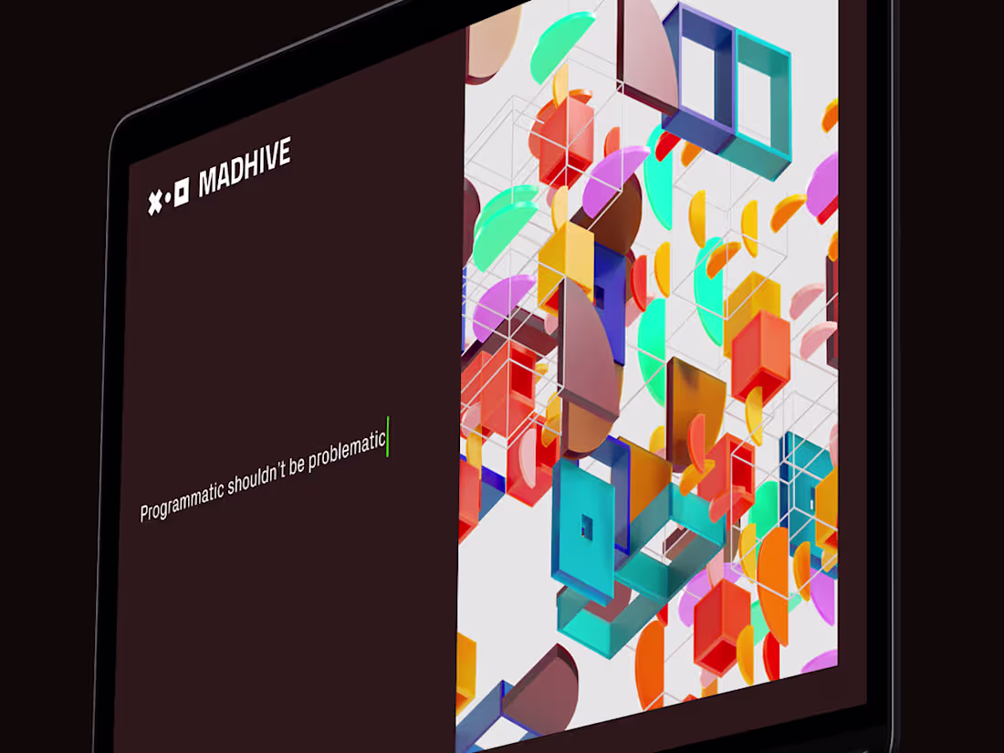 Cover image for Visuals for Madhive — Dacian Groza