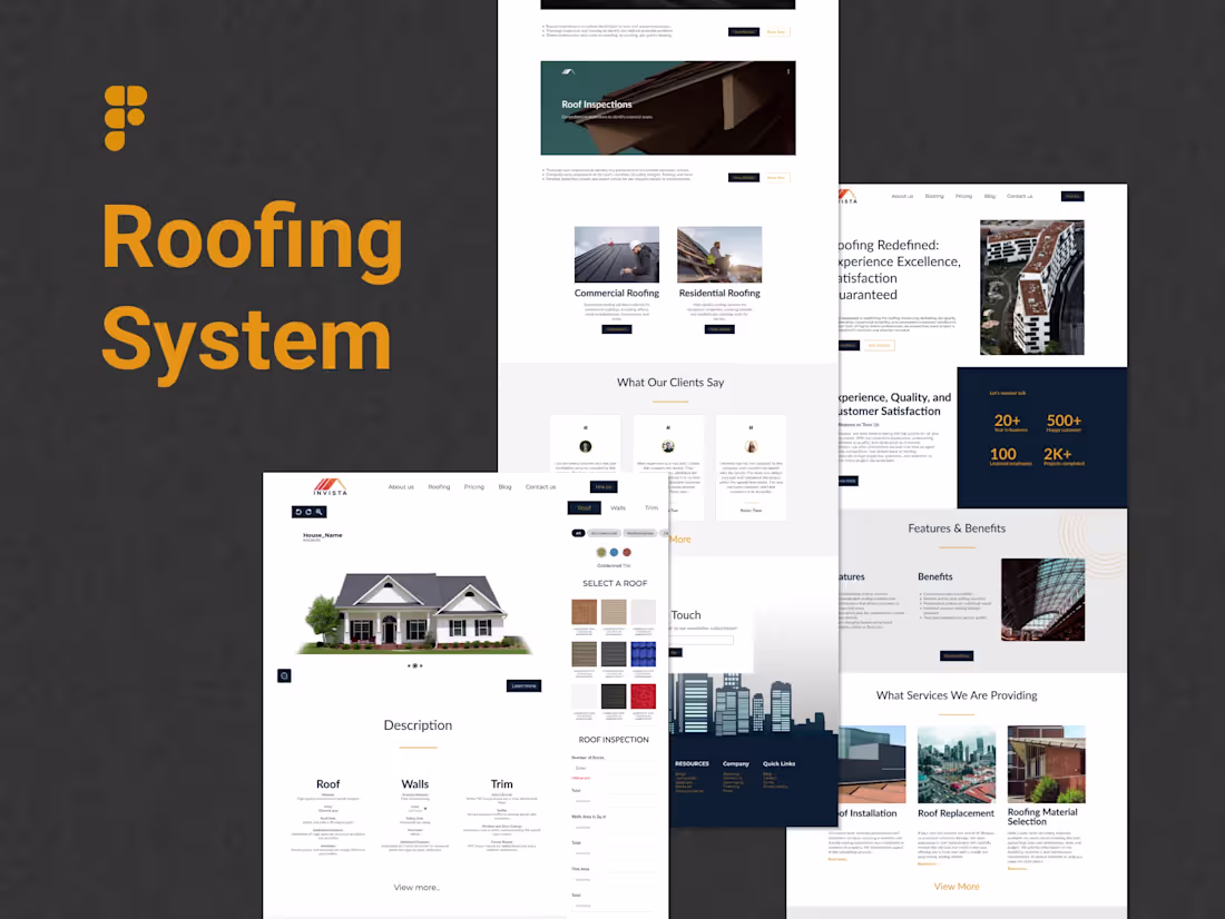 Cover image for Construction Website – Stylish UI