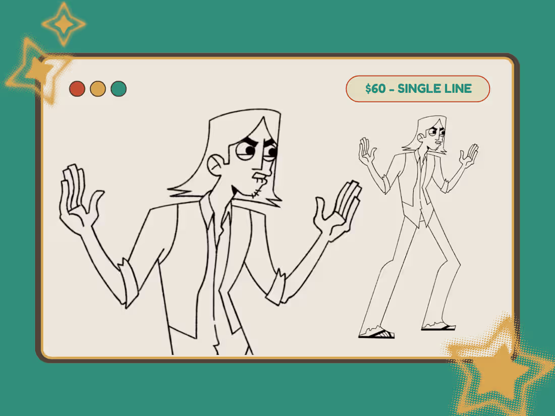 Cover image for Single Character Design - Line