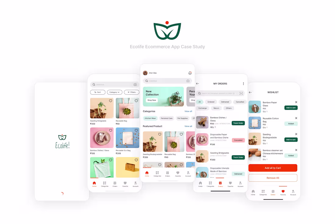 Cover image for EcoLife - Shopping App Case Study