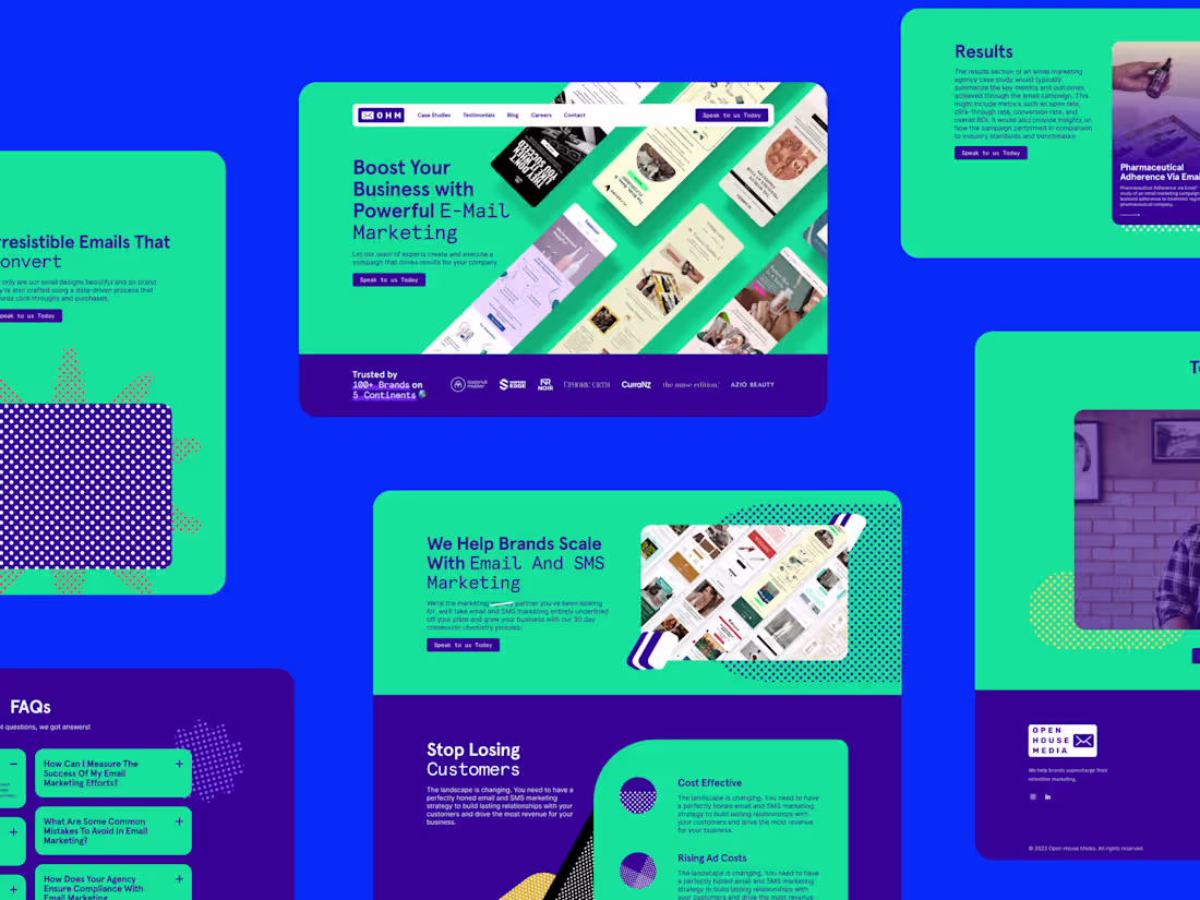 Cover image for Email Marketing Agency Website - Open House Media