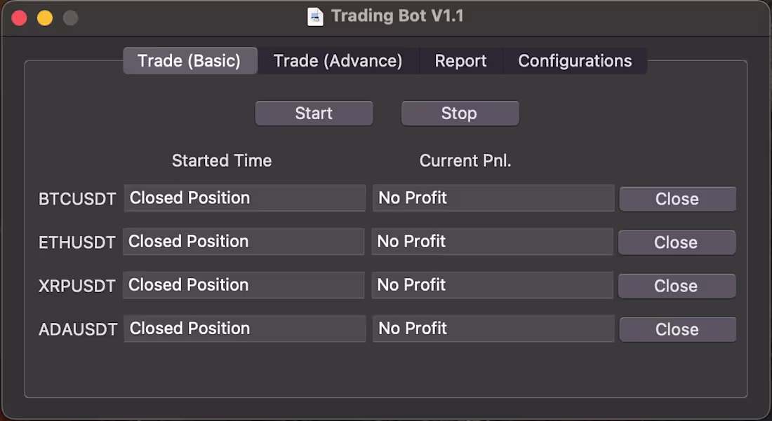 Cover image for Created a Binance crypto bot