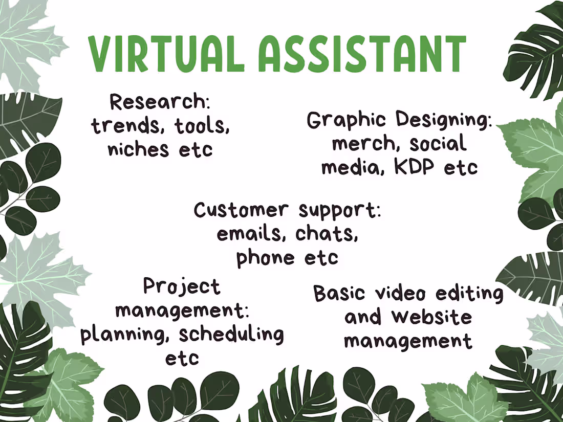 Cover image for General Virtual Assistance