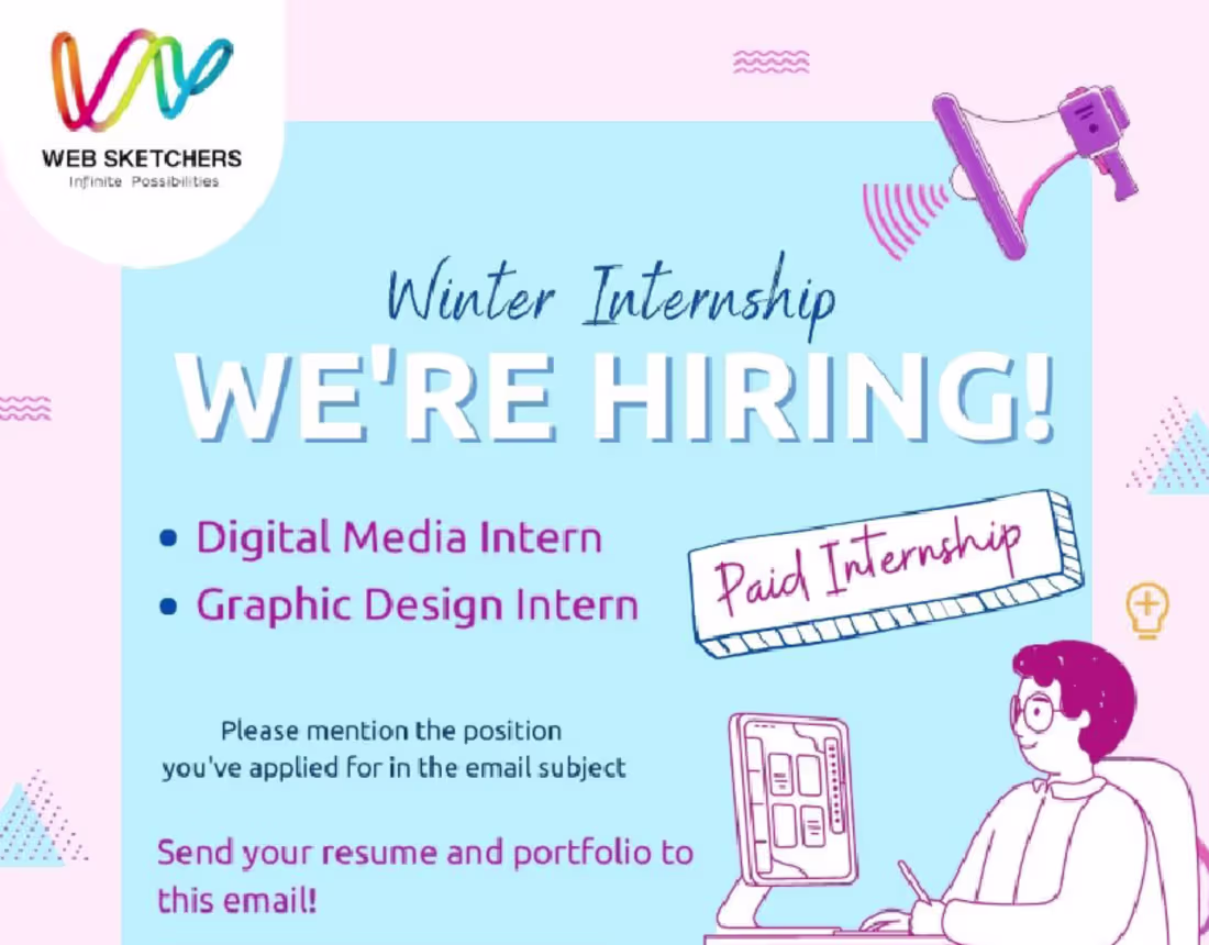 Cover image for Hiring Post Design for Web Sketchers 