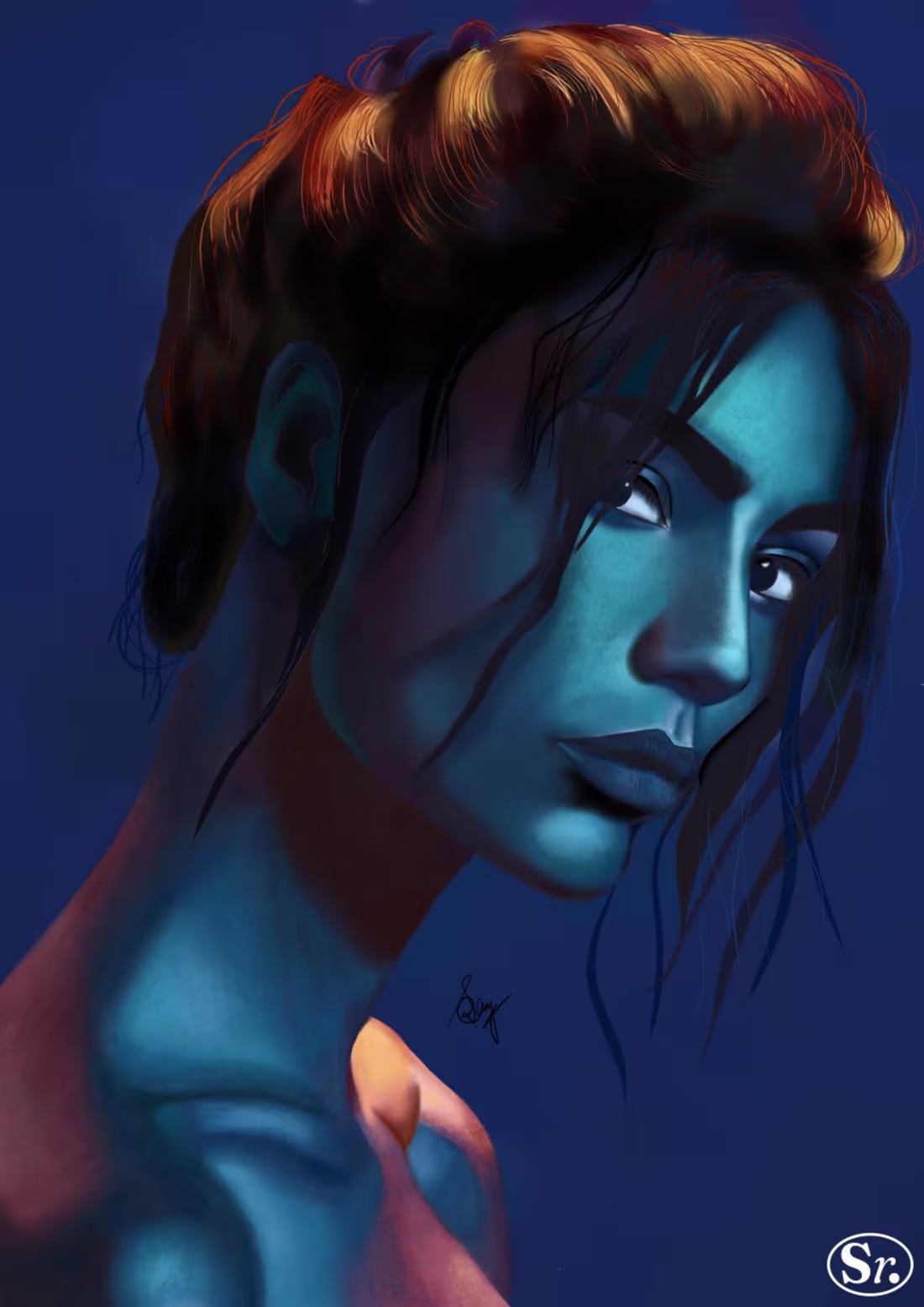 Cover image for Monochrome- Digital Portraits VOL.2